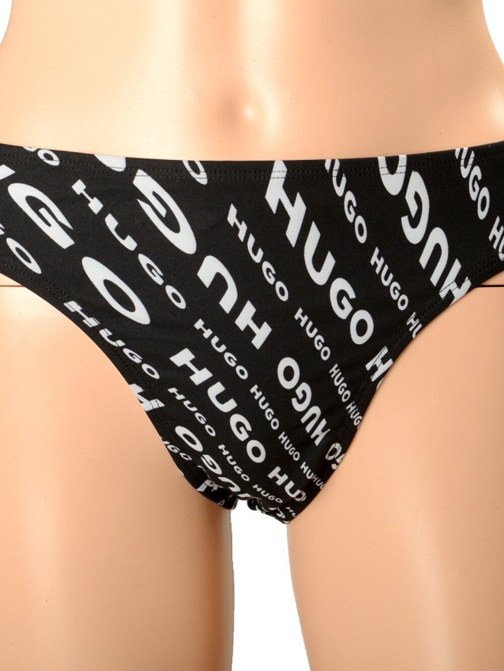 Hugo Boss Women's "SWIRLY CLASSIC" Logo Print Swim Bikini Bottom US M IT 42